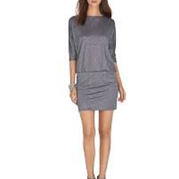 White House Black Market Dresses & Skirts - White House Black Market Dress Shimmer Gray Dolman